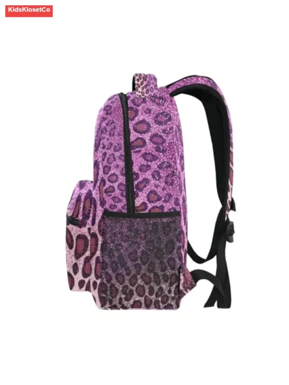 Kids Leopard Print Backpack for School Travel Lightweight Waterproof Daypack